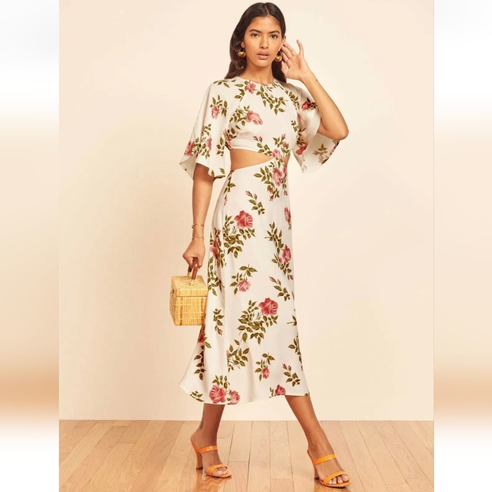 NWT Reformation Bennie Floral Dress Size 2 [#3]
